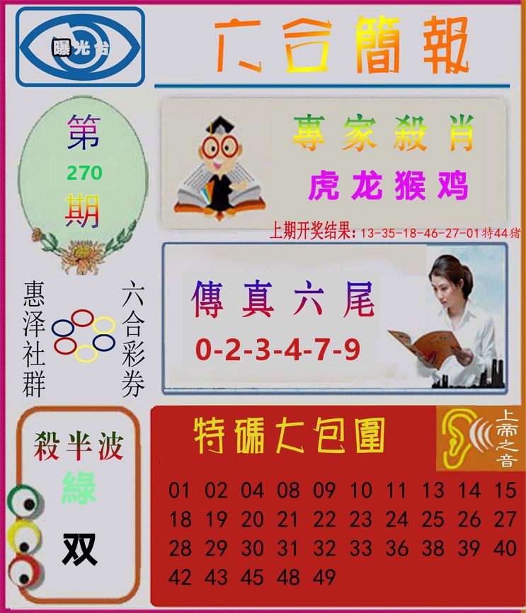 六合简报 第270期
