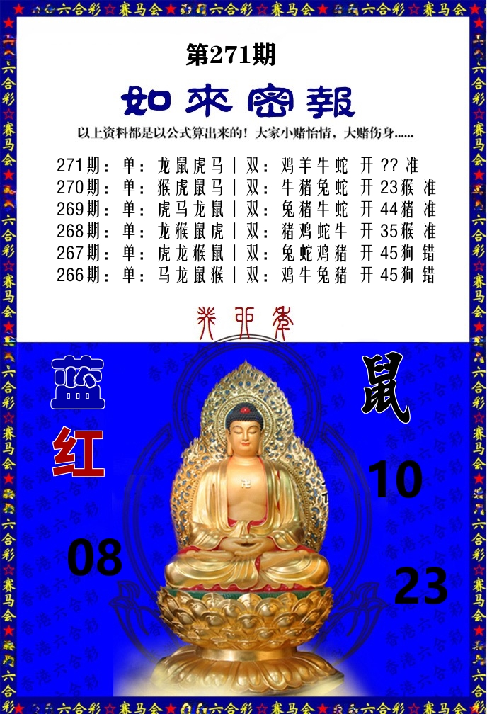 如来密报 第271期