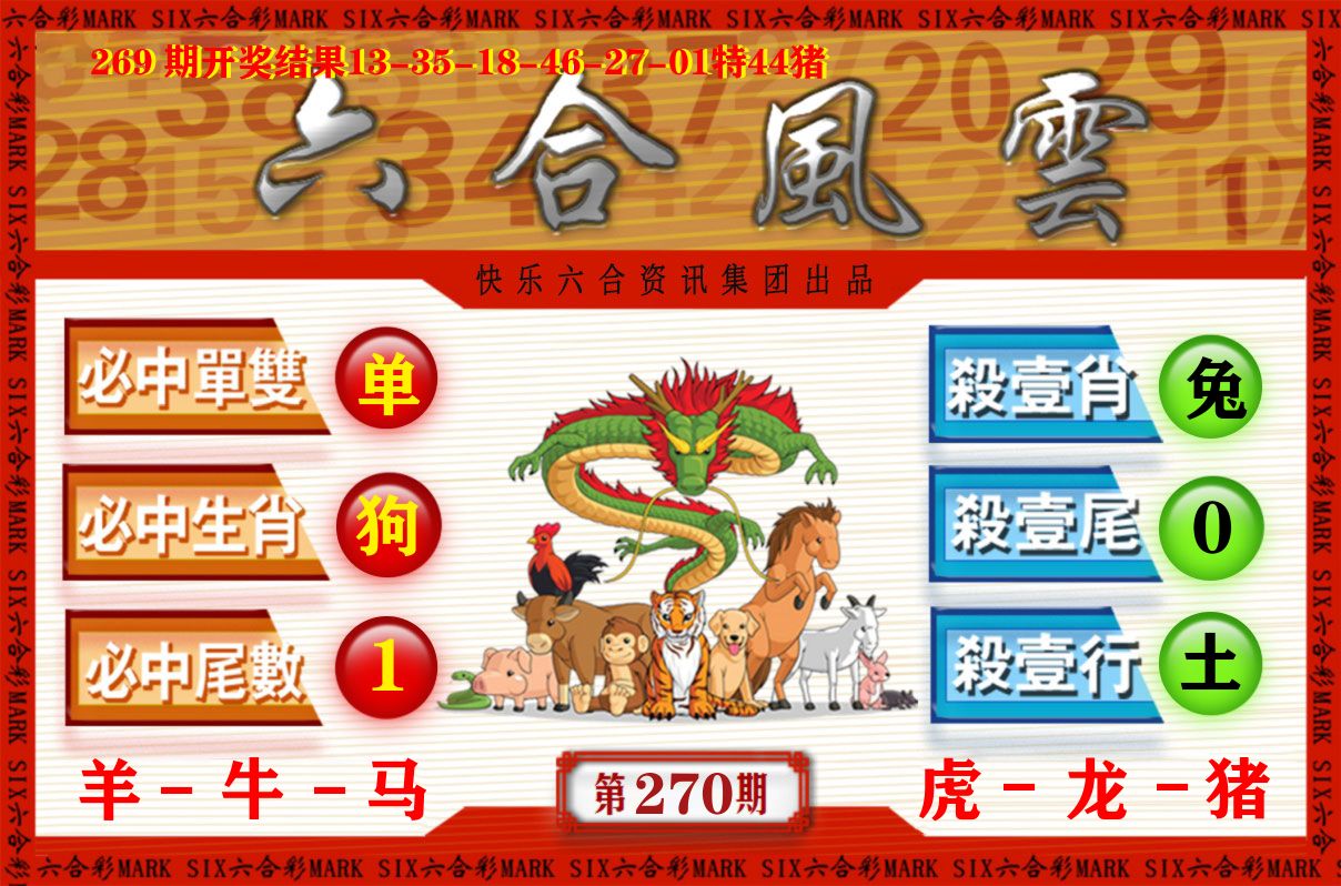 六合风云 第270期