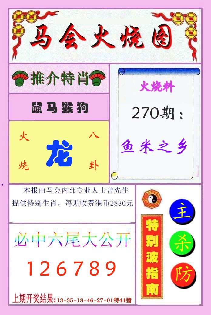 马会火烧图 第270期
