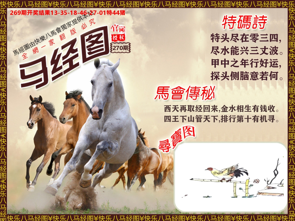 马经系列 第270期
