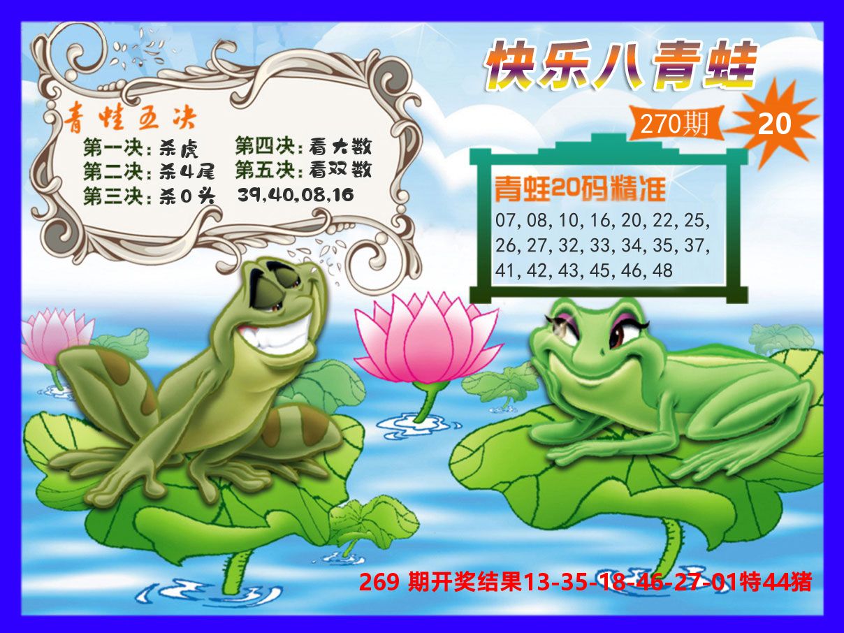 青蛙系列20 第270期