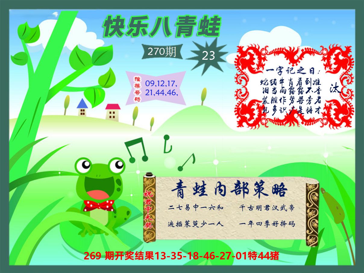 青蛙系列23 第270期