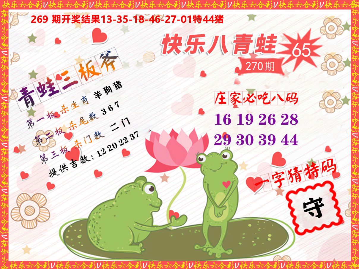 青蛙系列65 第270期