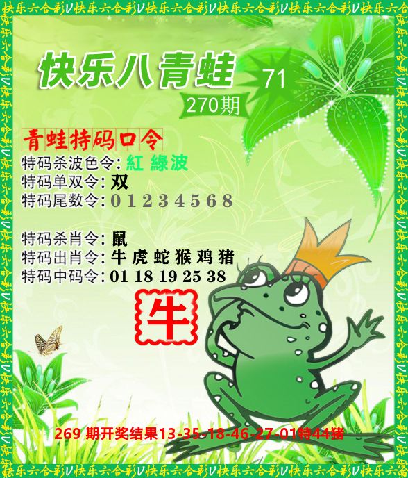 青蛙系列71 第270期