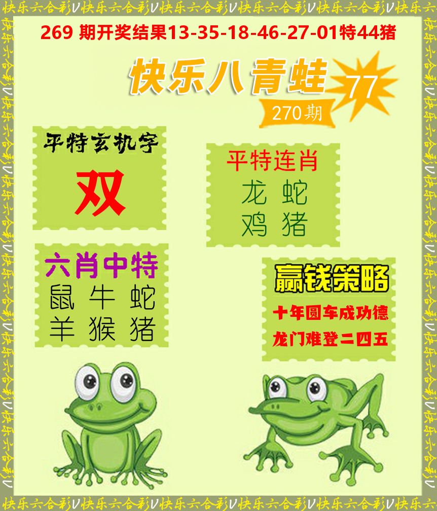 青蛙系列77 第270期