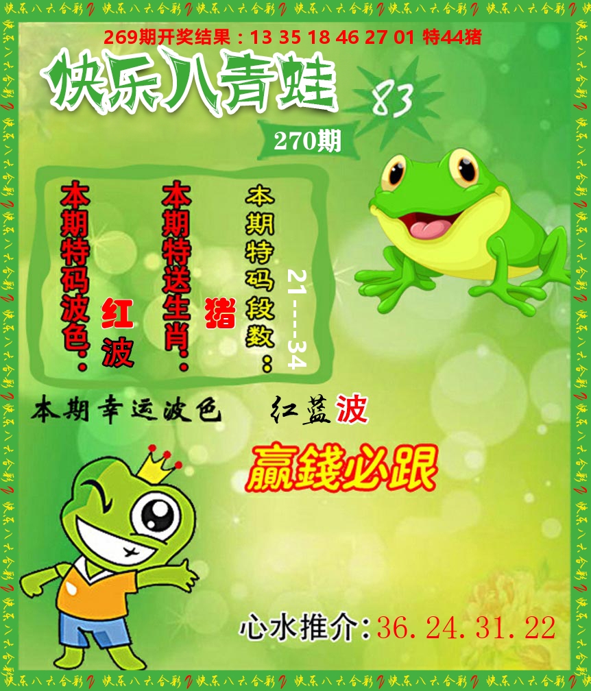 青蛙系列83 第270期