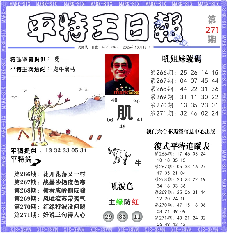 平特王日报 第270期