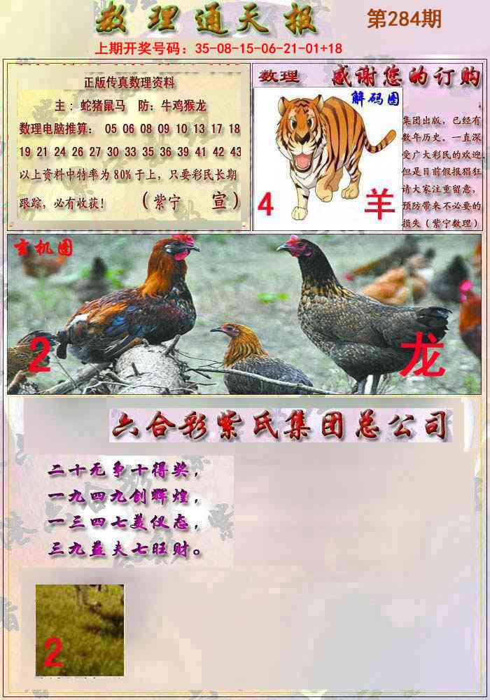 数通报 第284期