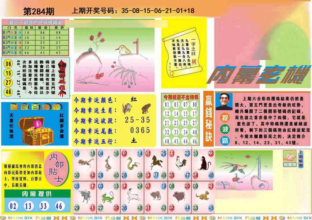 九龍内幕A(推荐) 第284期