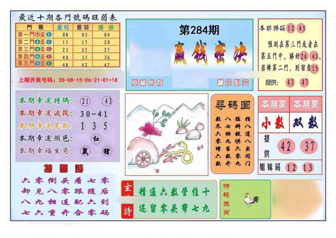 九龍赢钱密决(推荐) 第284期