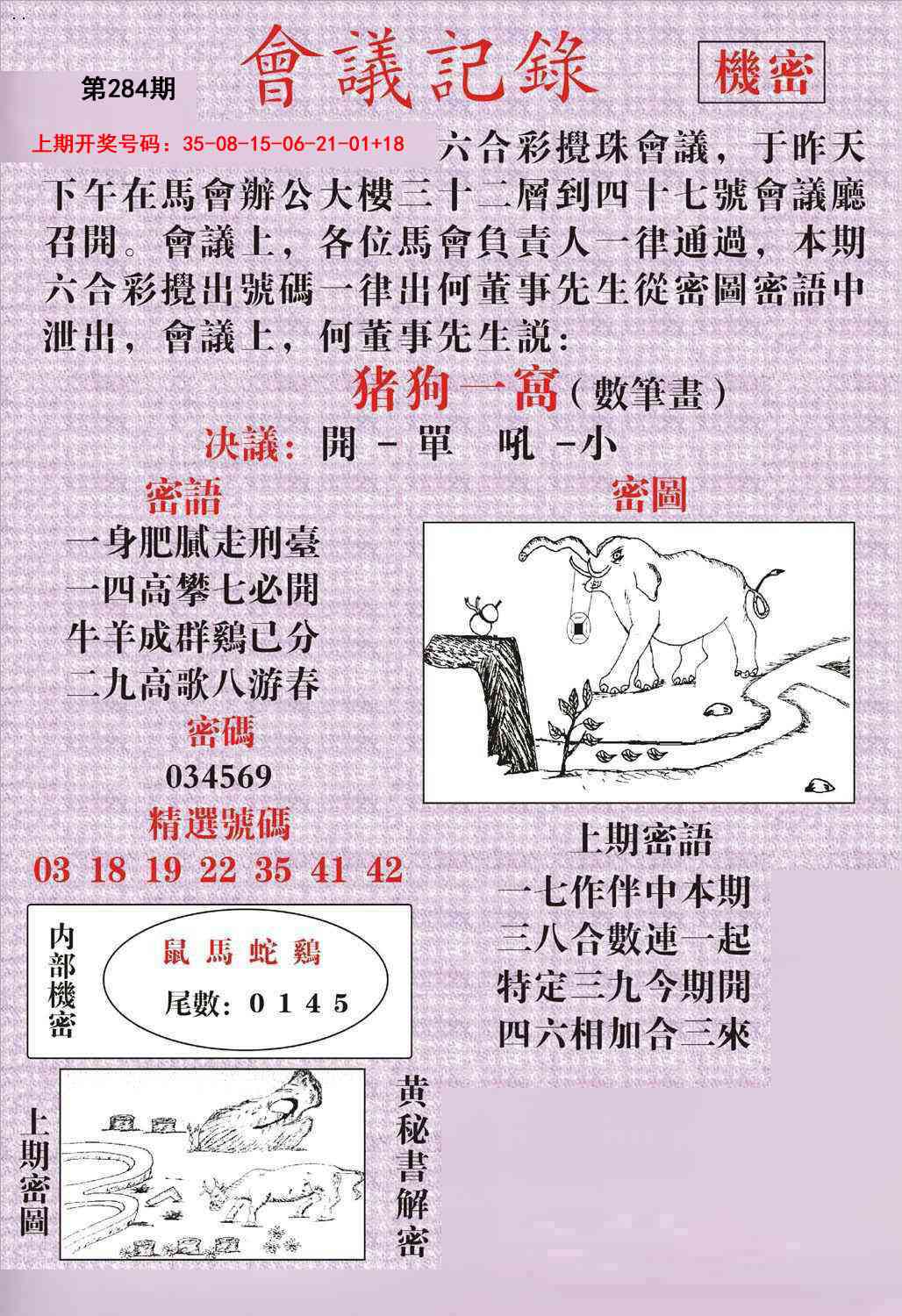 会议记录 第284期