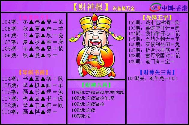 紫财神 第108期