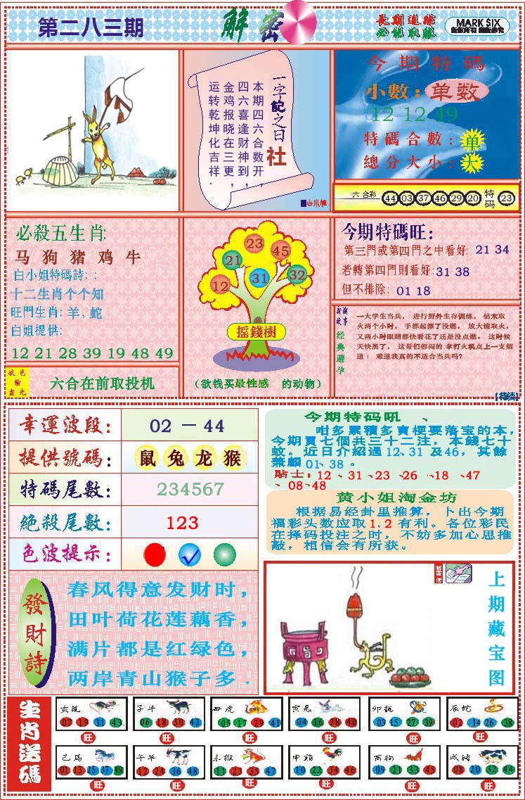 118解密 第283期