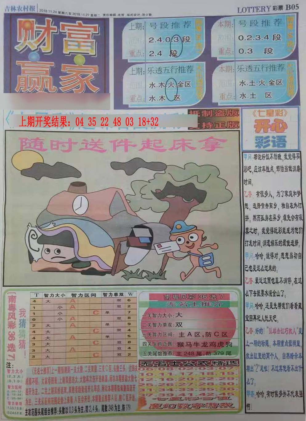 七星彩图(高清) 第284期