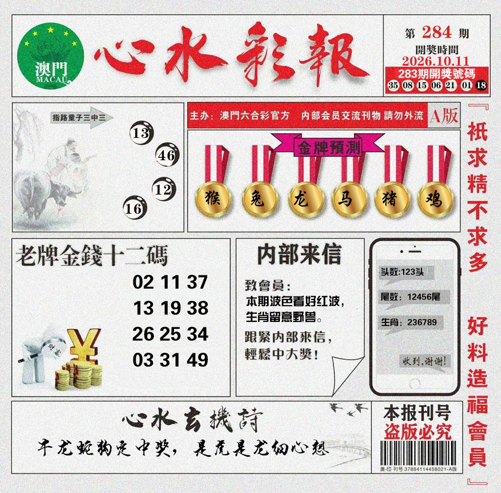 心水彩报 第284期