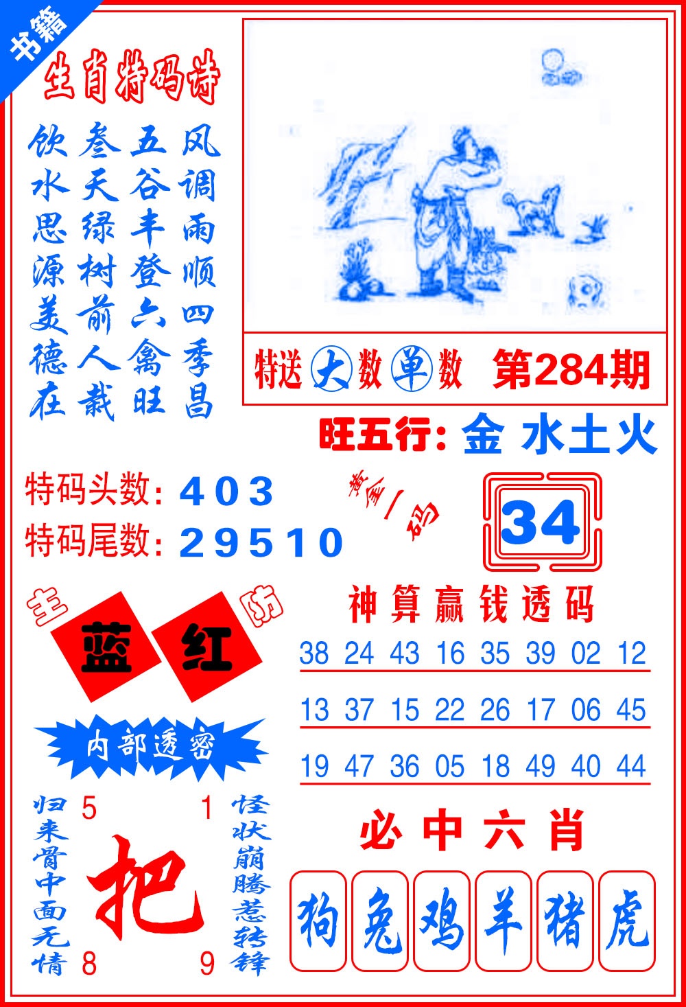 澳门黄金一码 第283期