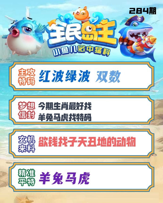 小鱼儿岛主 第284期