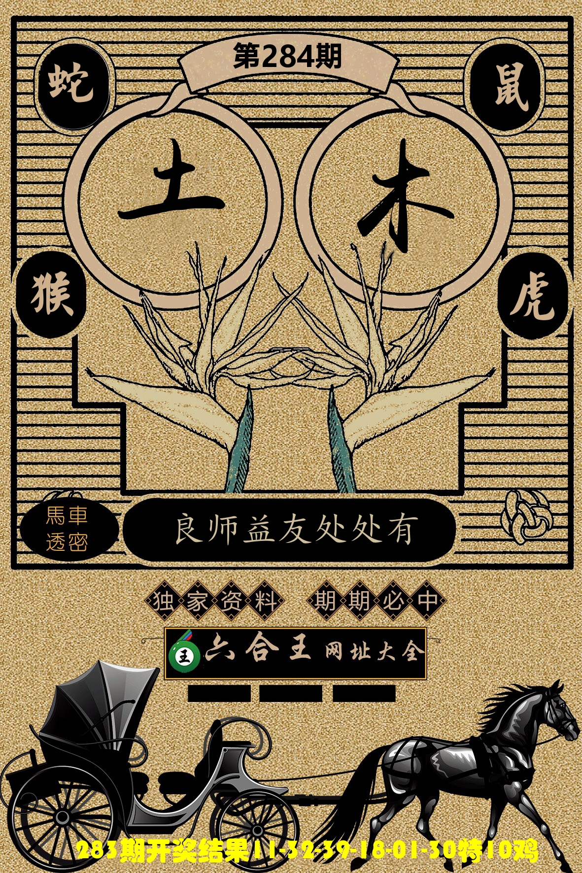 六合王马车透密 第284期