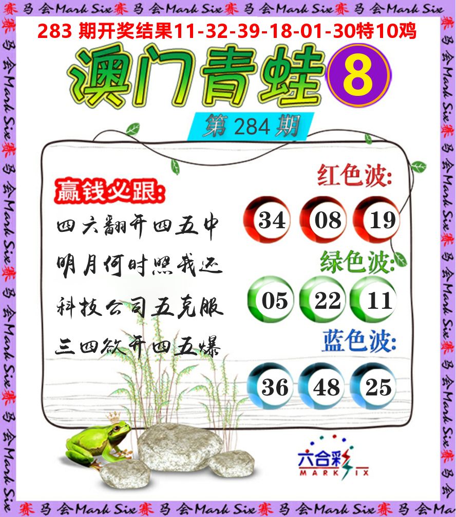 青蛙系列8 第284期