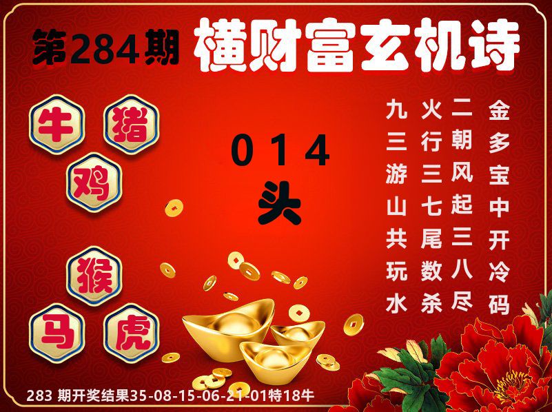 财富玄机图 第283期