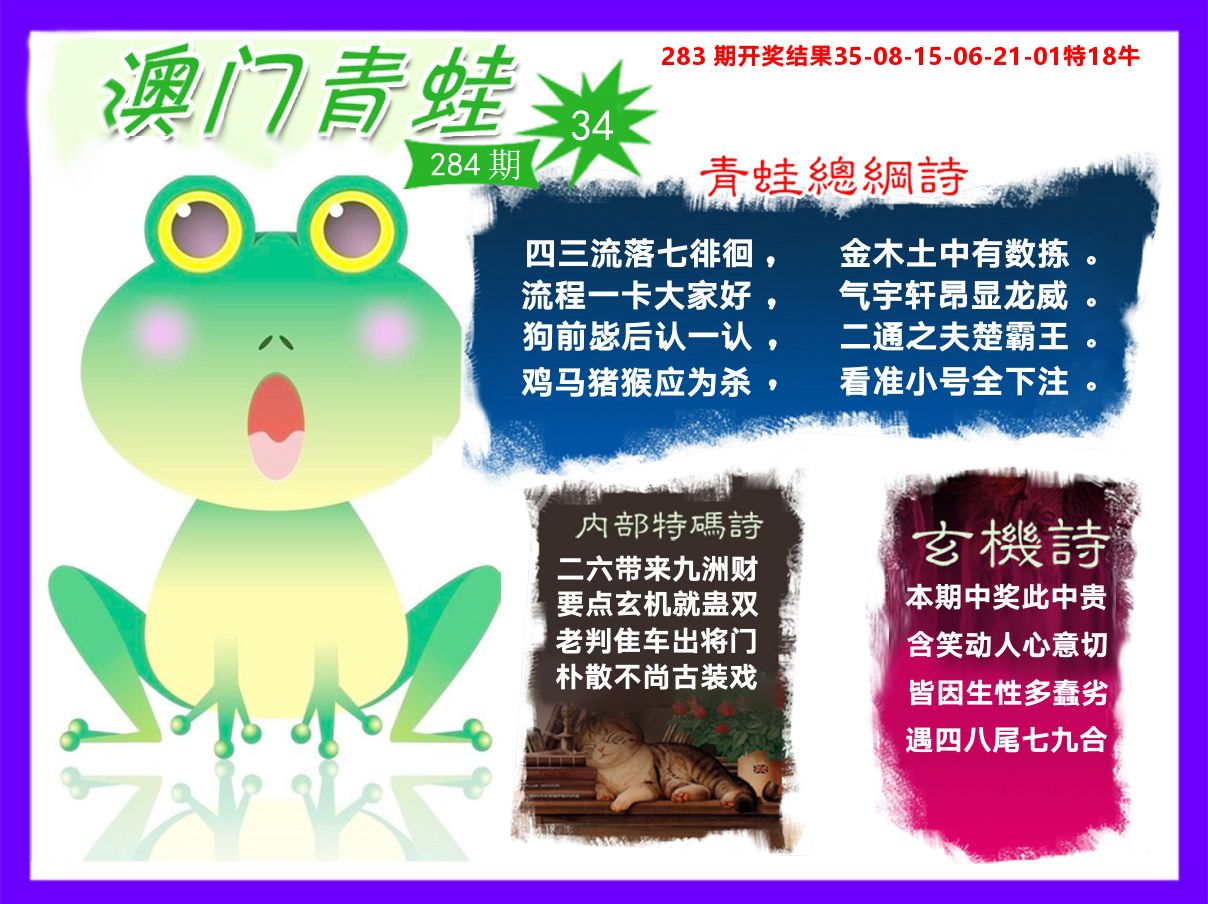 青蛙系列34 第284期