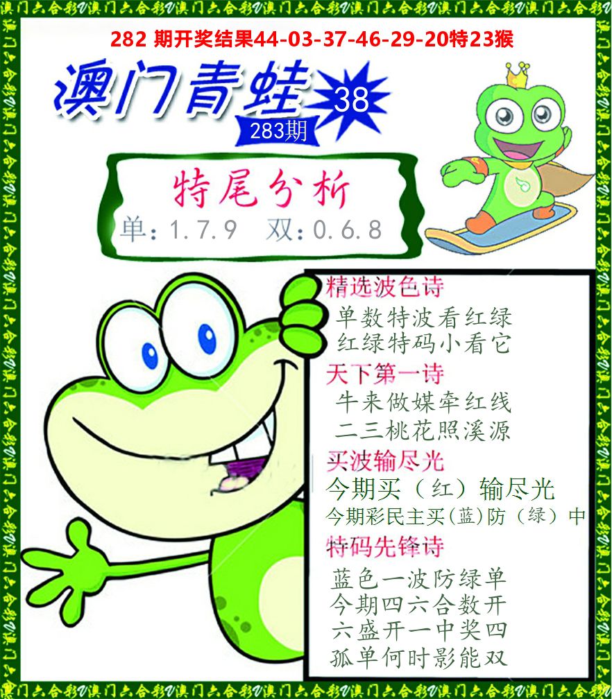 青蛙系列38 第283期