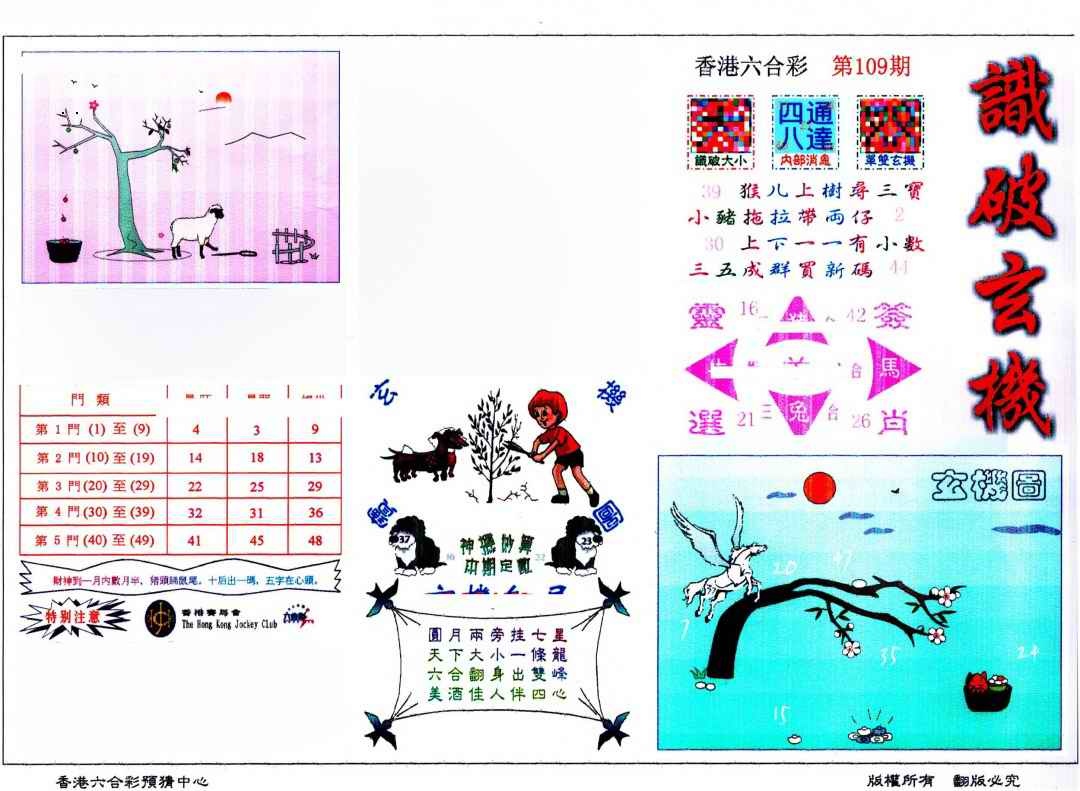 识破玄机(保证香港版) 第109期