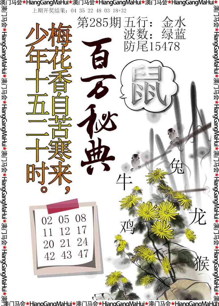 百万秘典 第285期