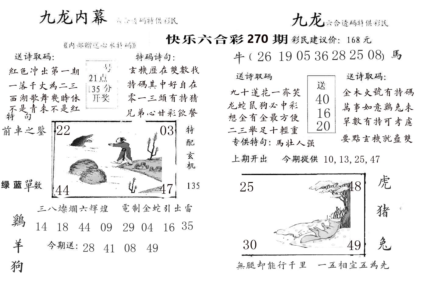 九龙内幕 第270期